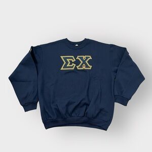 Sigma Chi Navy Pullover Sweater Fraternity Brotherhood